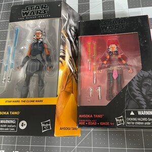Star Wars The Black Series - Ahsoka Tano 2 Pack Bundle Lot - Brand New Sealed